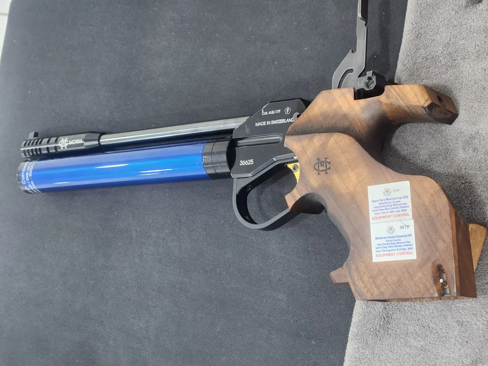 Morini 2022 Morini CM 162EI Electronic 10m Match Air Pistol (Size S Grip) - Second-Hand Weapons detail photograph